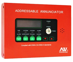 Addressable Fire Alarm Annunciator Panel