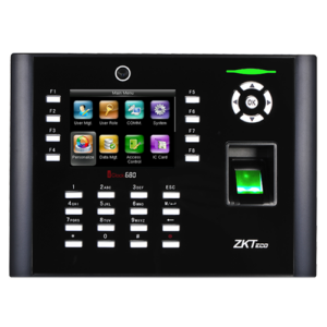 iClock 680 is a biometric fingerprint reader for time attendance